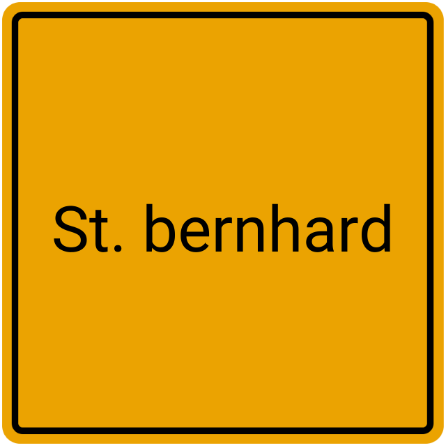 Meldebestätigung St. Bernhard